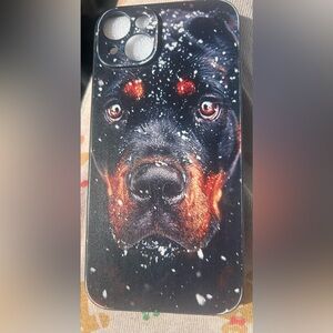 iPhone 14+ plus phone Apple Rottweiler bumper case PRELOVED cel mobile
